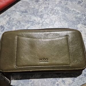 HOBO Olive Leather Accessory